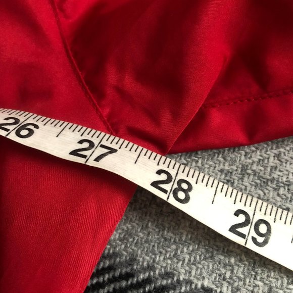 POLO Golf Ralph Lauren Vintage Red V Neck Golf Pull Over Windshirt - Sz LARGE - Picture 11 of 14